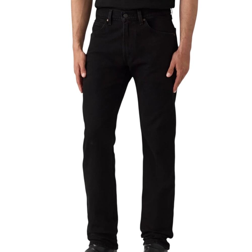 Levi’s Men’s 557 Western Straight Fit Bootcut Jeans Black Size 38 X 32